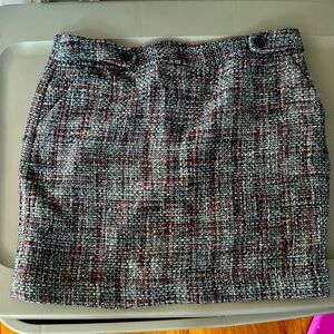Loft tweed mini skirt size 6
